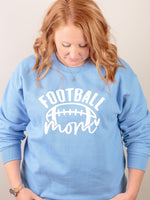 Football Mom Fleece-Lined Graphic Sweatshirt