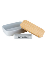 Bamboo Lunch Box-Say Grace