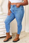 Judy Blue HW Non-Distressed Medium-Light Skinny Jeans (Online Exclusive)