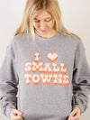 I Heart Small Towns Graphic Sweatshirt