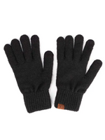 C.C. Heather Knit Gloves (Multiple Colors)