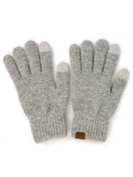 C.C. Heather Knit Gloves (Multiple Colors)