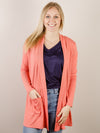 Spring Lightweight Knit Long Sleeve Cardigan (Multiple Colors)