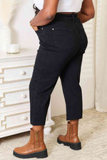 Judy Blue HW Wide Leg Cropped Jeans (Online Exclusive)