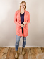Spring Lightweight Knit Long Sleeve Cardigan (Multiple Colors)