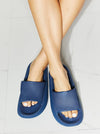 Open Toe Slide in Navy (Online Exclusive)