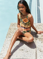 Girls Marina West Swim Cool Down Sleeveless Two-Piece Swim Set (Online Exclusive)