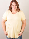 Butter Soft Basic V-Neck Short Sleeve (Multiple Colors)