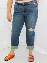 Judy Blue Michelle MR Straight Dad Jeans (Online Exclusive)