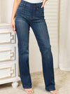 Judy Blue Elastic Waistband Slim Bootcut Jeans (Online Exclusive)