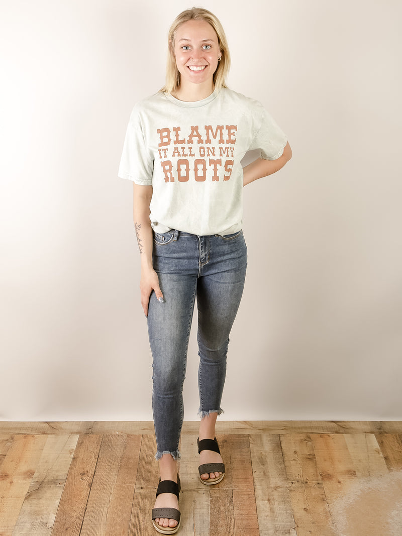 Sage Blame it All Mineral Washed Tee