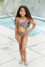 Girls Marina West Swim Lost At Sea Cutout One-Piece Swimsuit (Online Exclusive)