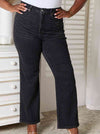 Judy Blue Tummy Control Washed Black Straight (Online Exclusive)
