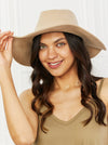 Fame Forever My Moment Suede Fedora Hat in Ivory (Online Exclusive)