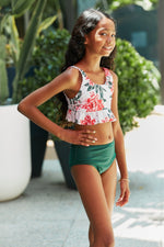 Girls Marina West Swim Coastal Cutie Tankini Swimsuit Set (Online Exclusive)