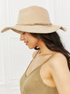 Fame Forever My Moment Suede Fedora Hat in Ivory (Online Exclusive)