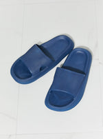 Open Toe Slide in Navy (Online Exclusive)