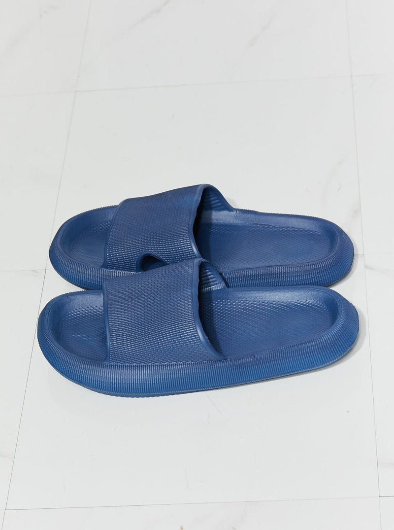 Open Toe Slide in Navy (Online Exclusive)