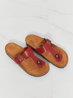 Drift Away T-Strap Flip-Flop in Wine (Online Exclusive)